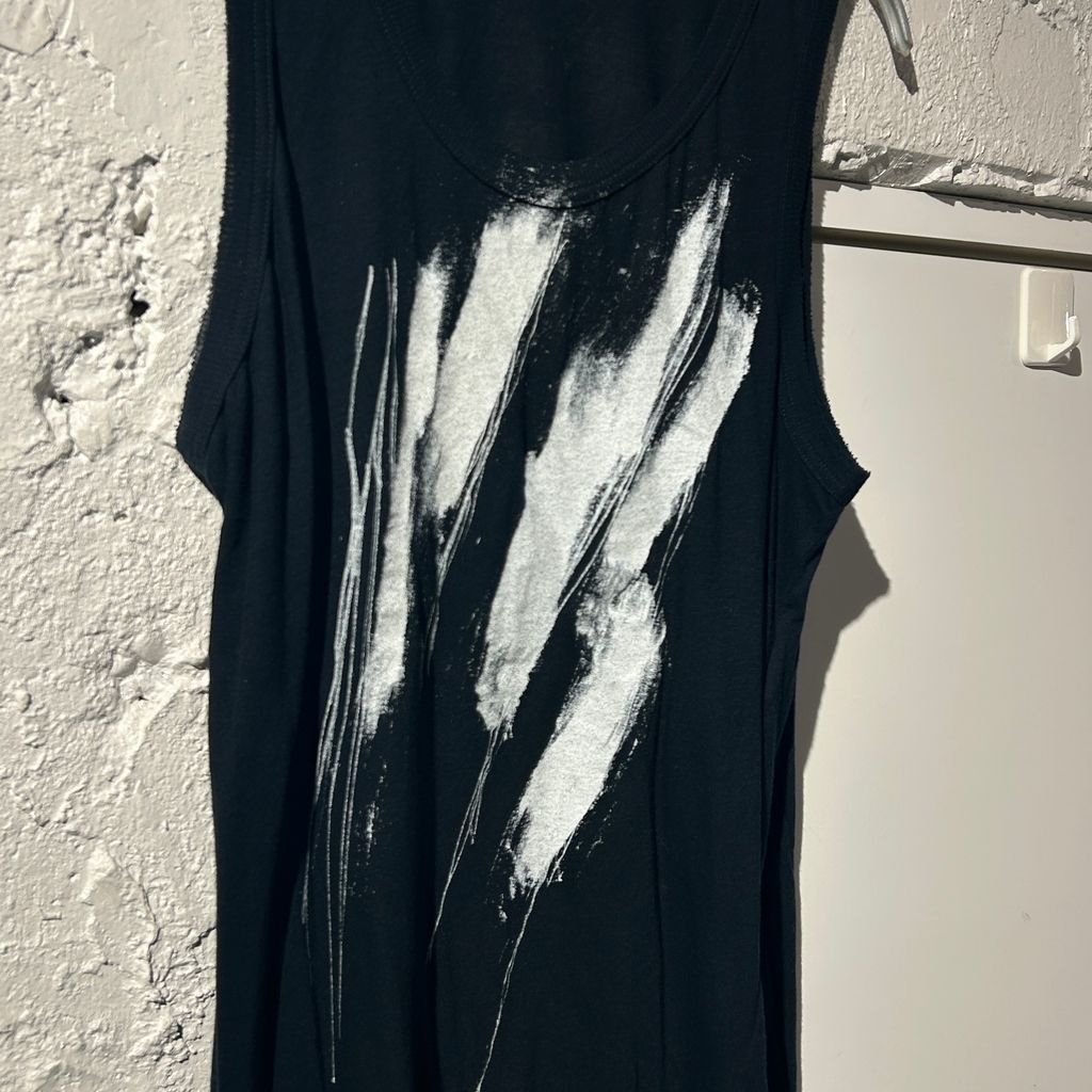 ann demeulemeester 本人期　タンクトップ Ann Demeulemeester アンドゥムルメステール 本人期 Paint TankTop