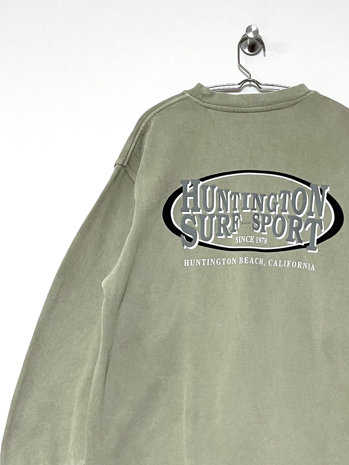 HUNTINGTON SURF and SPORT】90s スウェット M サーフショップ HSS 