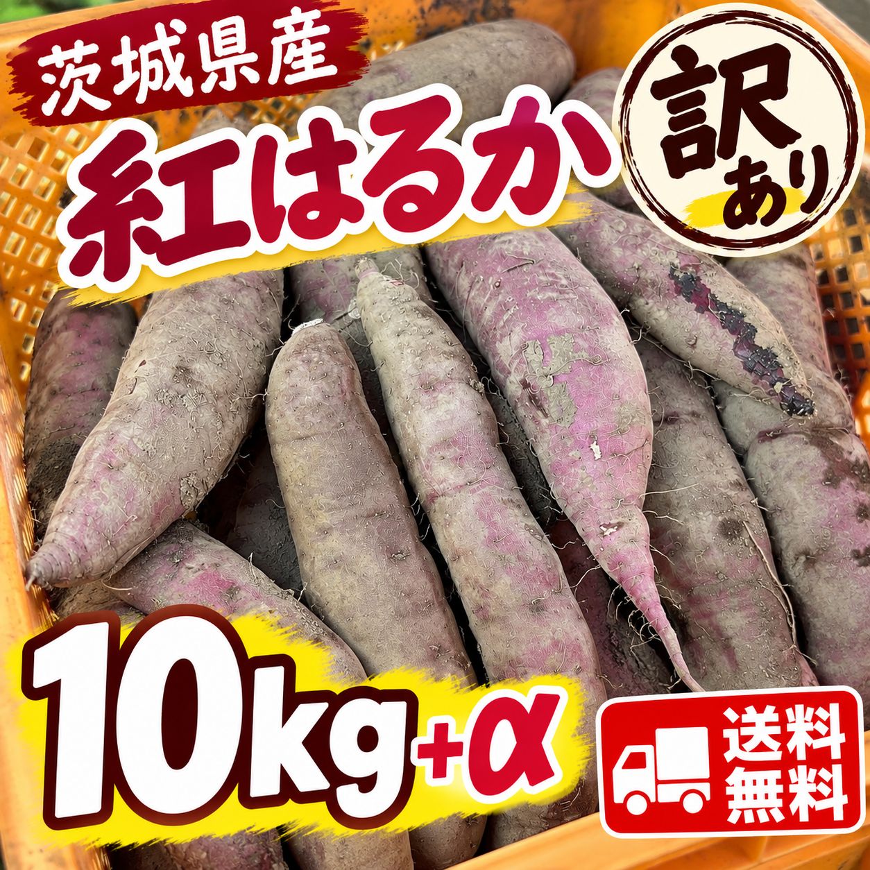 紅はるか さつまいも 訳あり 10kg 茨城県産 新芋 - メルカリ