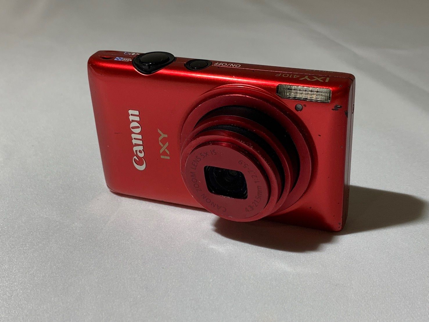 4310 Canon IXY DIGITAL 410F レッド ジャンク品 デジカメ【ネ