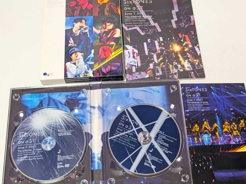 SixTONES 初回盤 ライブDVD 2本セット Track ONE IMPACT/on eST - メルカリ