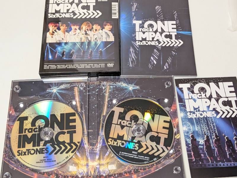 SixTONES 初回盤 ライブDVD 2本セット Track ONE IMPACT/on eST - メルカリ