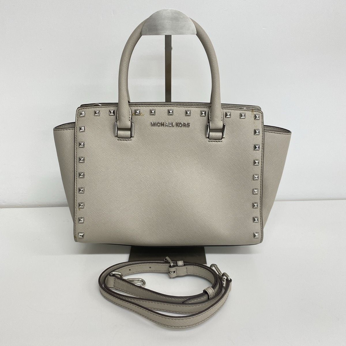 MICHAEL KORS マイケルコース スタッズ 2WAY ハンドバッグ/ショルダー