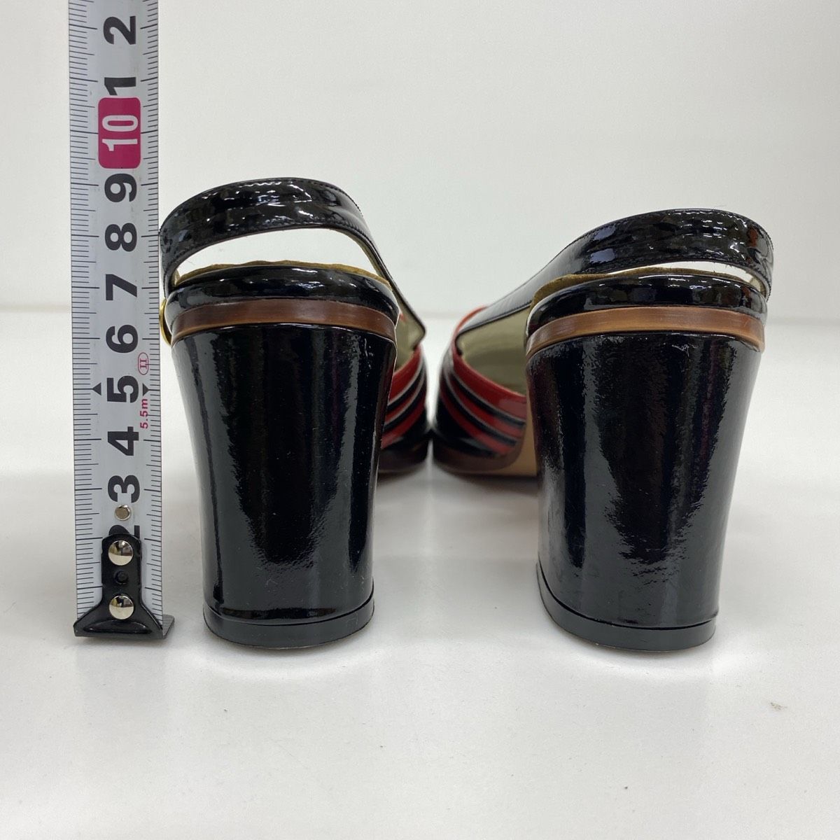 GINZA Kanematsu 銀座かねまつ パンプス サンダル 22.5cm ブラック