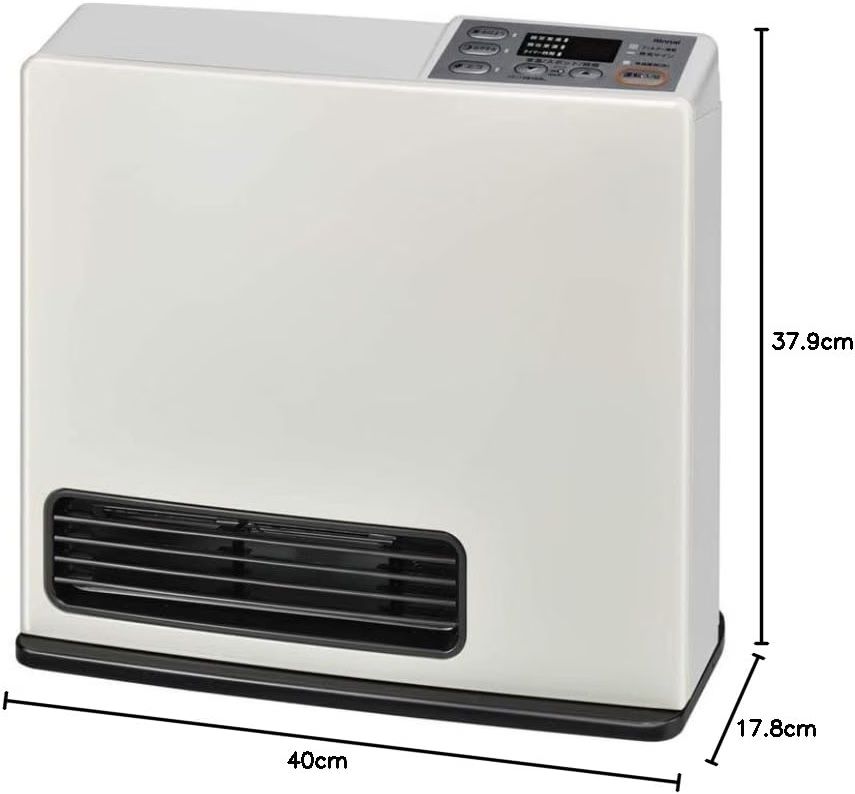 リンナイ ガスファンヒーター ホワイト 1週間保証] Rinnai リンナイ ガスファンヒーター Standard