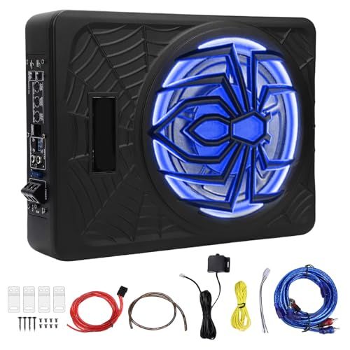 Jectse 1250WピークパワーカーサブウーファーLEDライト、ローパスフィルター、シートカーサブウーファー、車両、車両トラックSUVの装備t d90d31ae 13,916円
