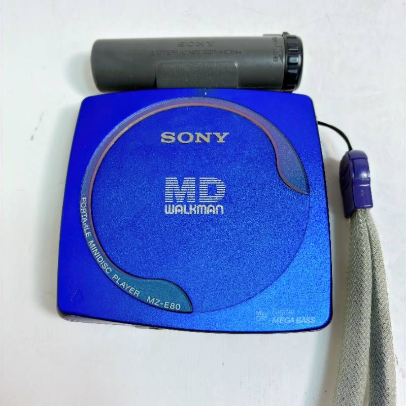 SONY ソニー MDウォークマン MZ-E80 ブルー MD再生確認済み - メルカリ