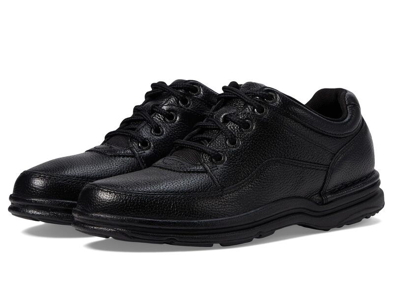 ロックポート メンズ シューズ オックスフォード Rockport World Tour Classic Walking Shoe Black Tumbled L ブラック