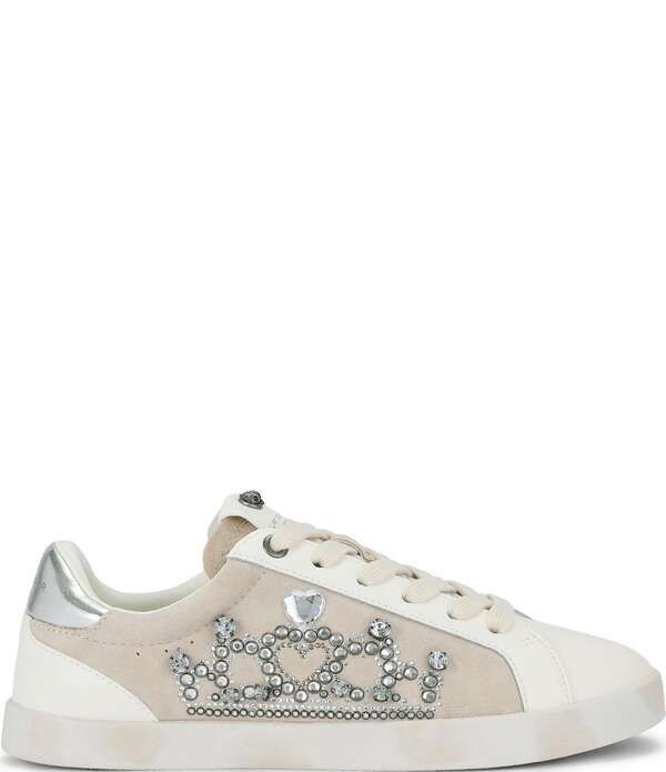 カートジェイガーロンドン レディース ボトムス カジュアルパンツ スニーカー レース Kurt Geiger London Britton Embellished Crown Ornament Lac 27,820円