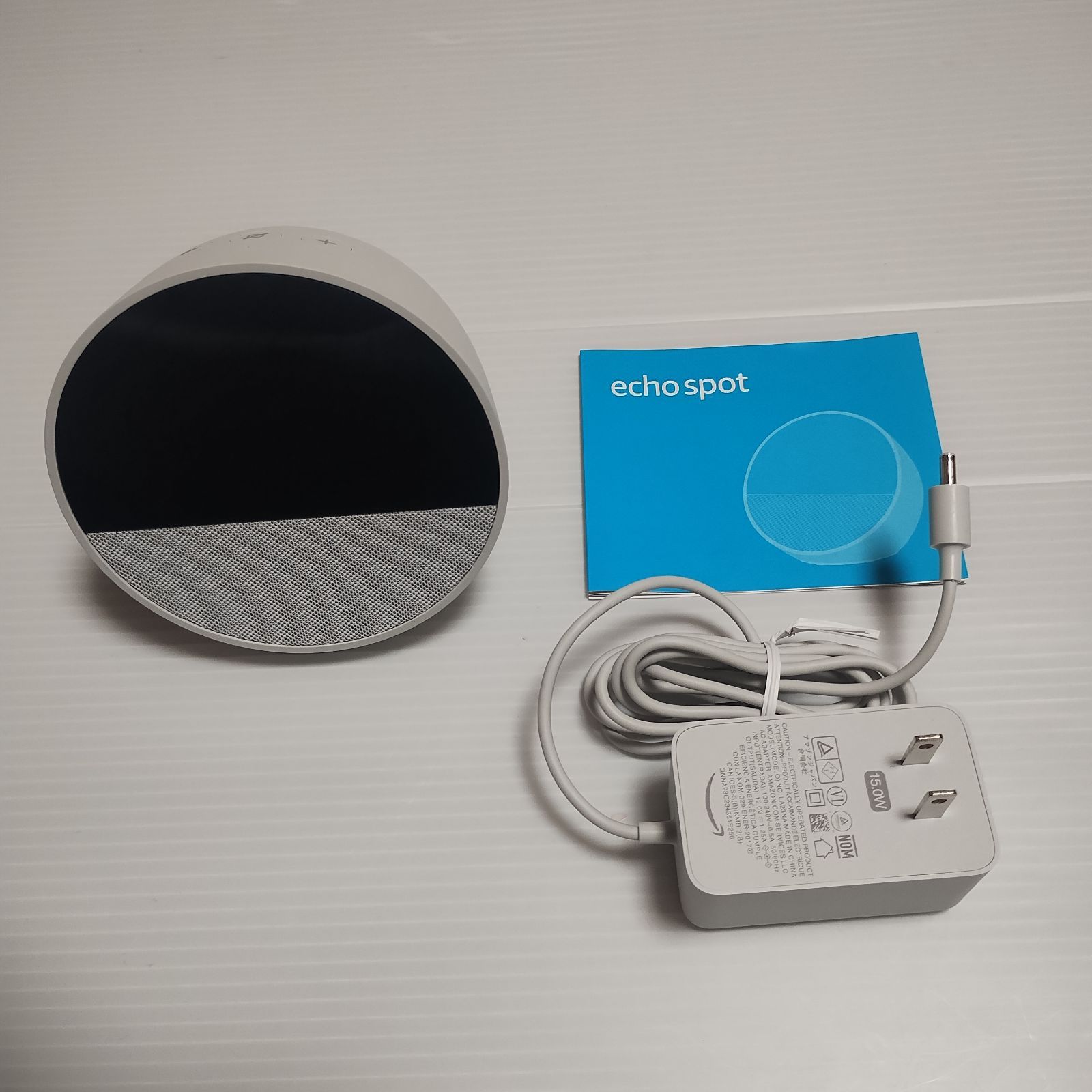 Amazon Echo Spot ホワイト スマートスピーカー 美品 - メルカリ Amazon Echo Spot ホワイト スマートスピーカー 美品 - メルカリ