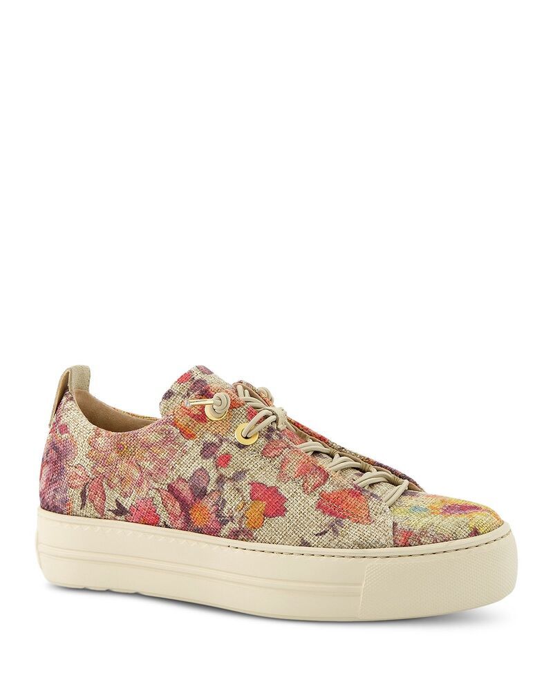 ポール・グリーン レディース シューズ スニーカー フラワー柄 フラワー Paul Green Womens Desi Floral Canvasneakers Rose Flower Canvas