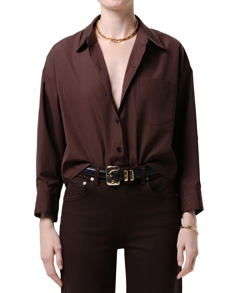 シチズンズ オブ ヒューマニティ レディース トップス シャツ Citizens of Humanity Petit Ami Shirt Brun