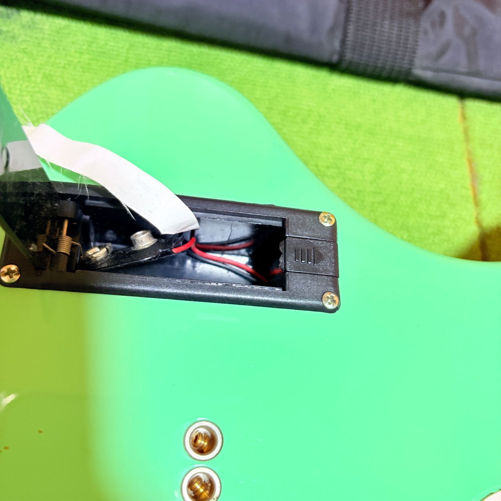 Fernandes ZO-3 ミントグリーン エレキギター 現状品 ケース付き