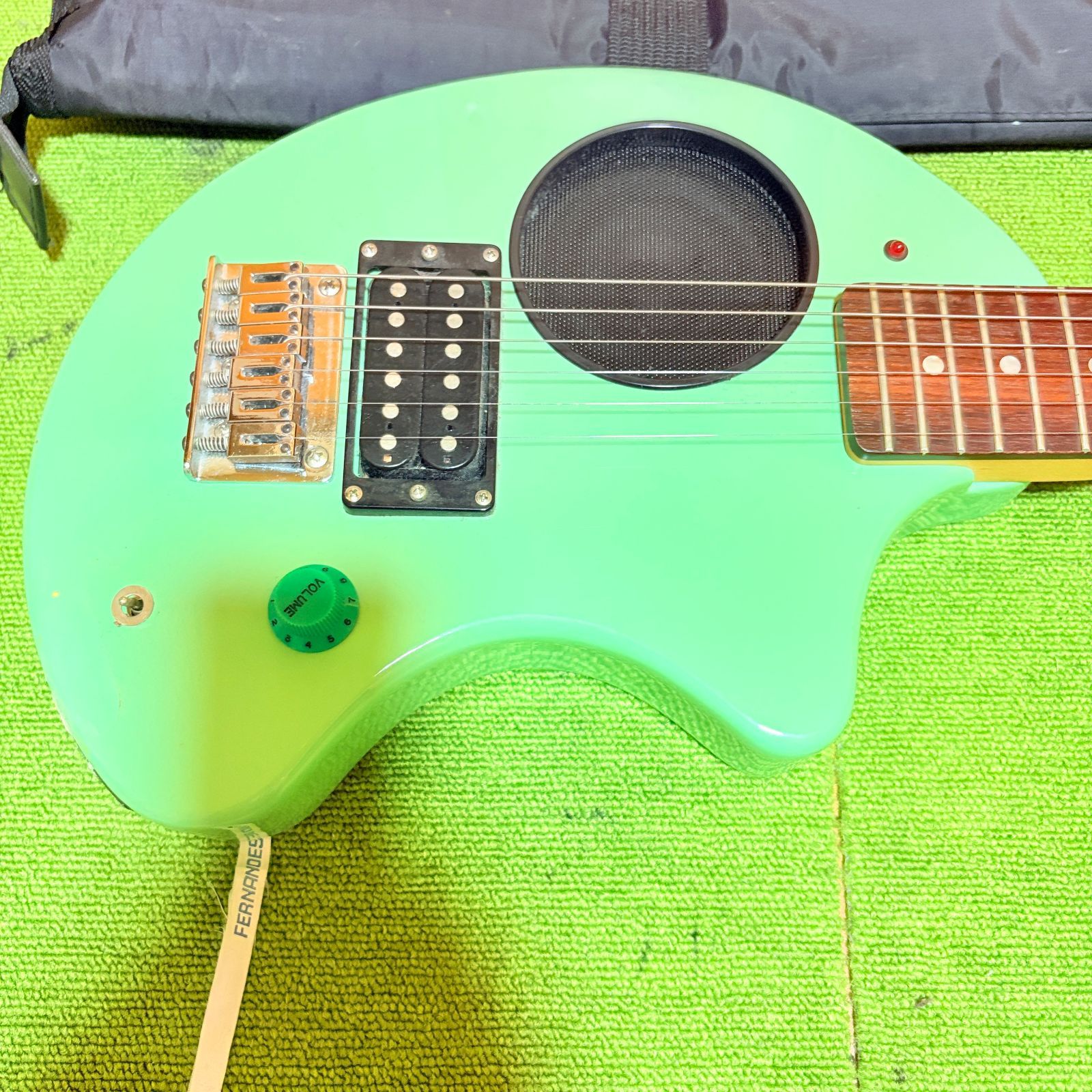 Fernandes ZO-3 ミントグリーン エレキギター 現状品 ケース付き