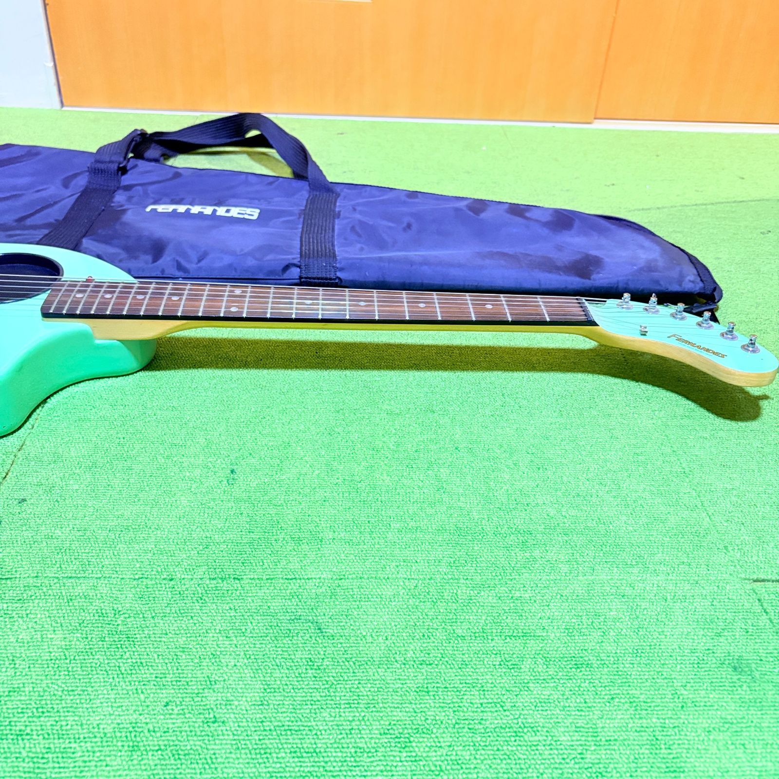 Fernandes ZO-3 ミントグリーン エレキギター 現状品 ケース付き
