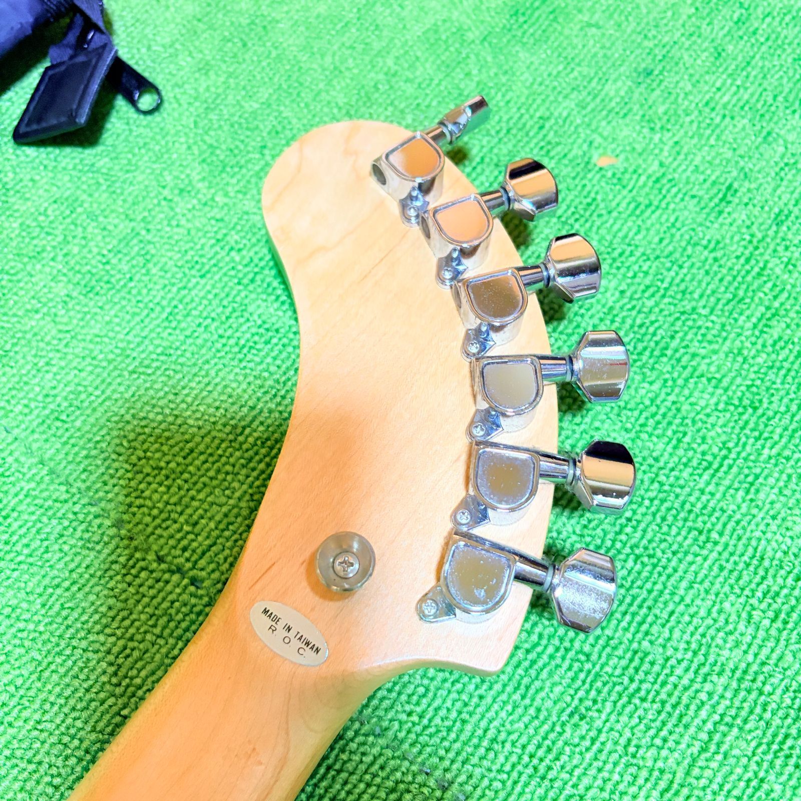 Fernandes ZO-3 ミントグリーン エレキギター 現状品 ケース付き
