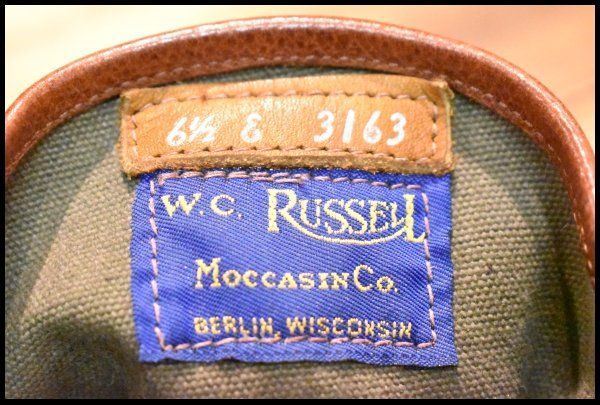 6.5E 良品 青タグ】RUSSELL MOCCASIN ラッセルモカシン サファリ