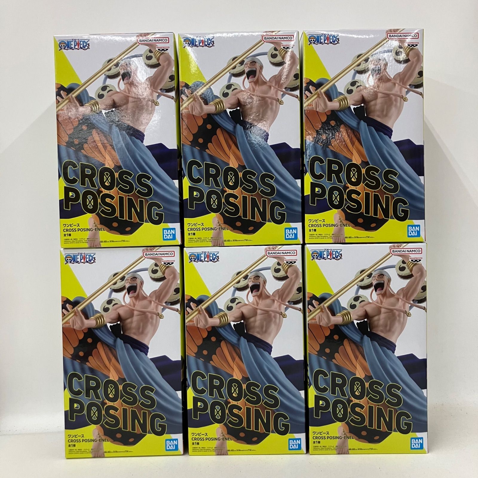 未開封 ONE PIECE ワンピース CROSS POSING フィギュア エネル 6個