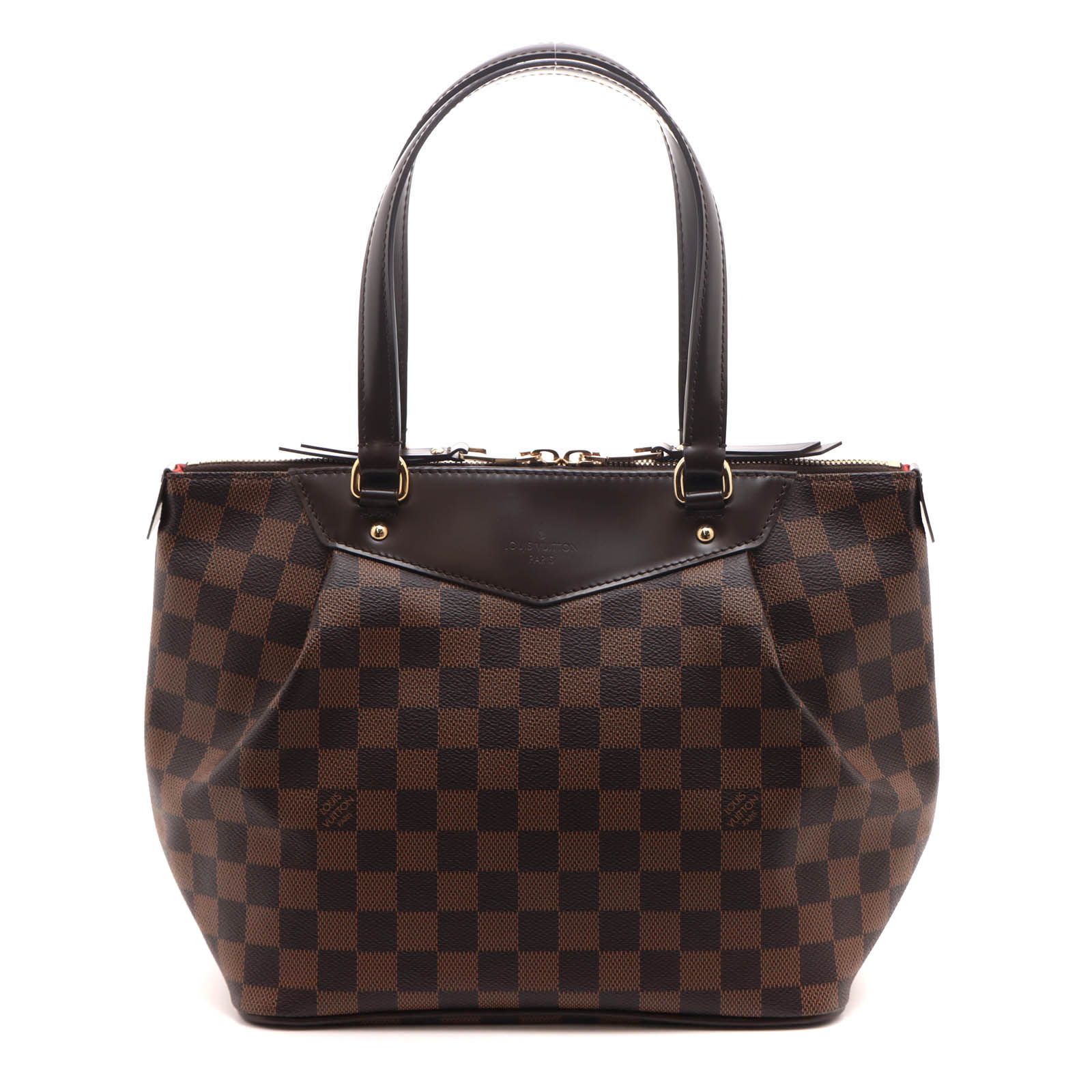 LOUIS VUITTON ルイ・ヴィトン ウェストミンスターPM ダミエ N41102 トートバッグ ダミエキャンバス エベヌ レディース【中古】433