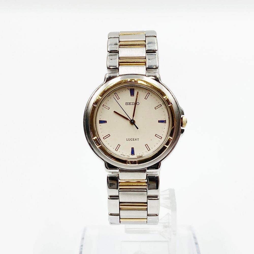 稼働品 新品電池交換済 SEIKO セイコー ルーセント 腕時計 メンズ