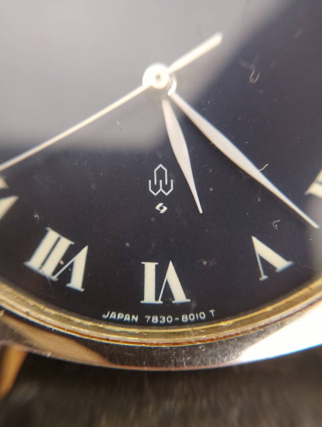 ジャンク品】セイコー シャリオ 7830-8000ローマン文字盤 ヴィンテージ