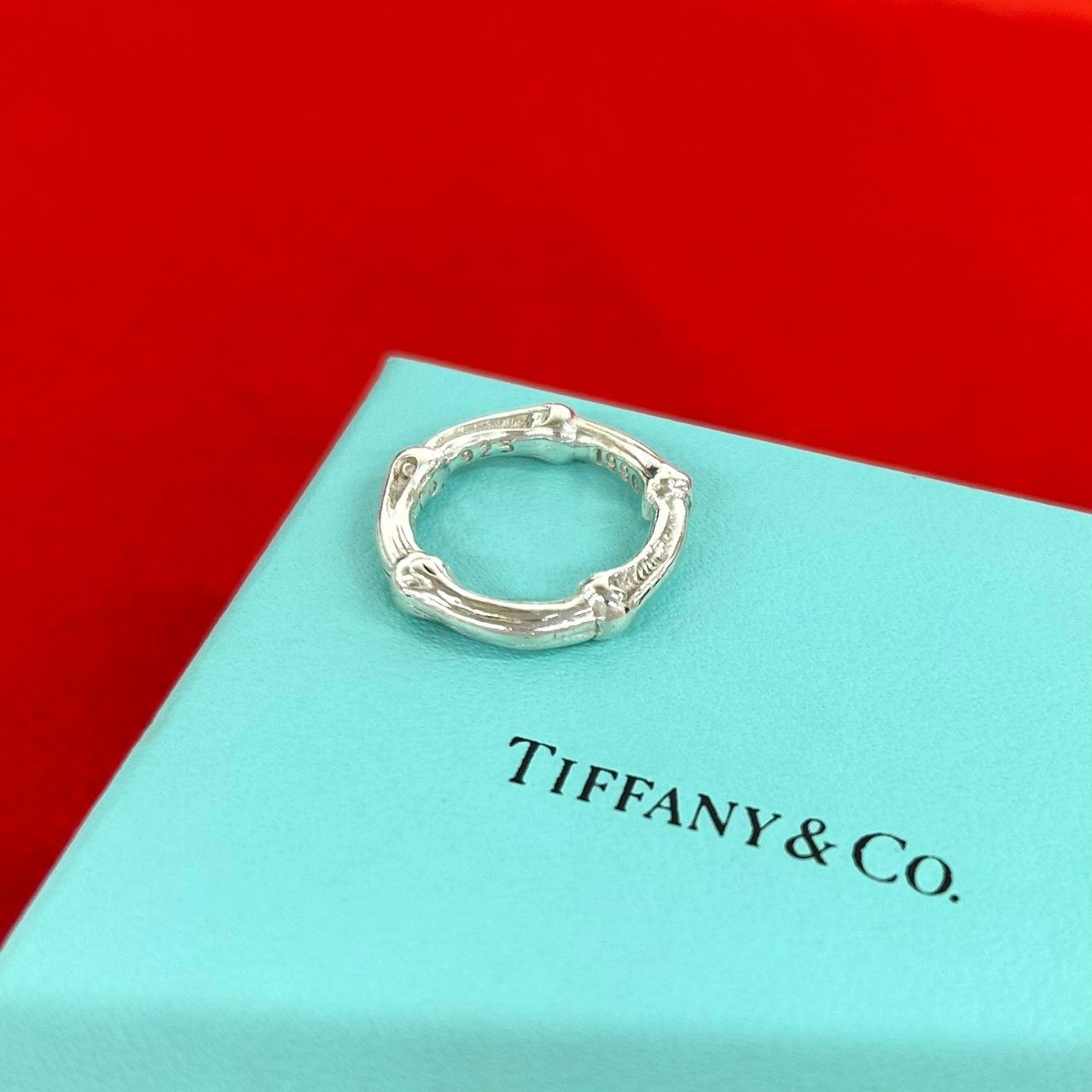 極 美品 TIFFANY&Co. ティファニー ヴィンテージ バンブー リング