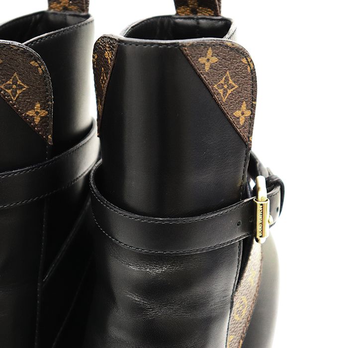美品】LOUIS VUITTON ルイ・ヴィトン アンクルブーツ スタートレイル