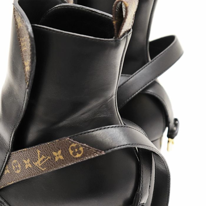 美品】LOUIS VUITTON ルイ・ヴィトン アンクルブーツ スタートレイル