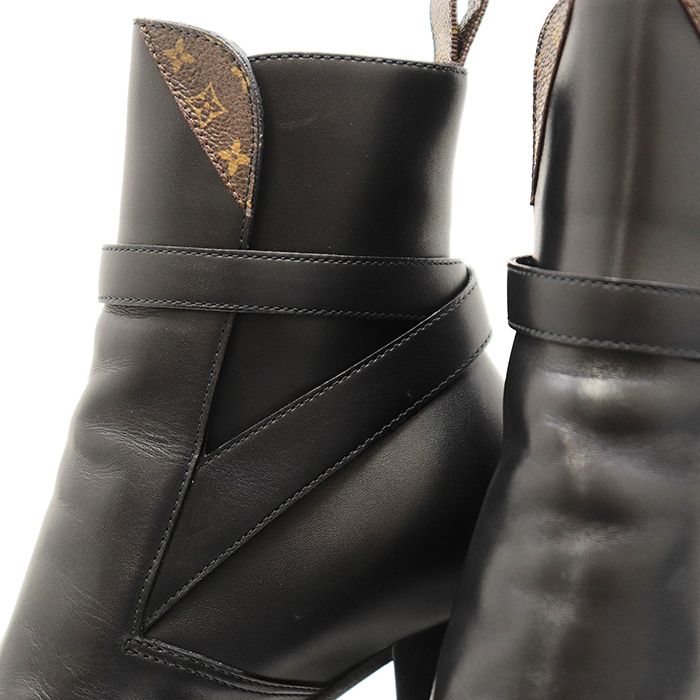 美品】LOUIS VUITTON ルイ・ヴィトン アンクルブーツ スタートレイル