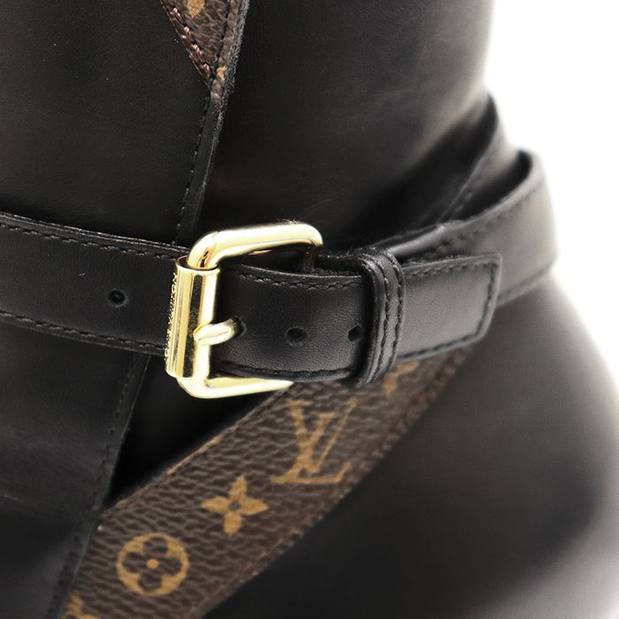 美品】LOUIS VUITTON ルイ・ヴィトン アンクルブーツ スタートレイル