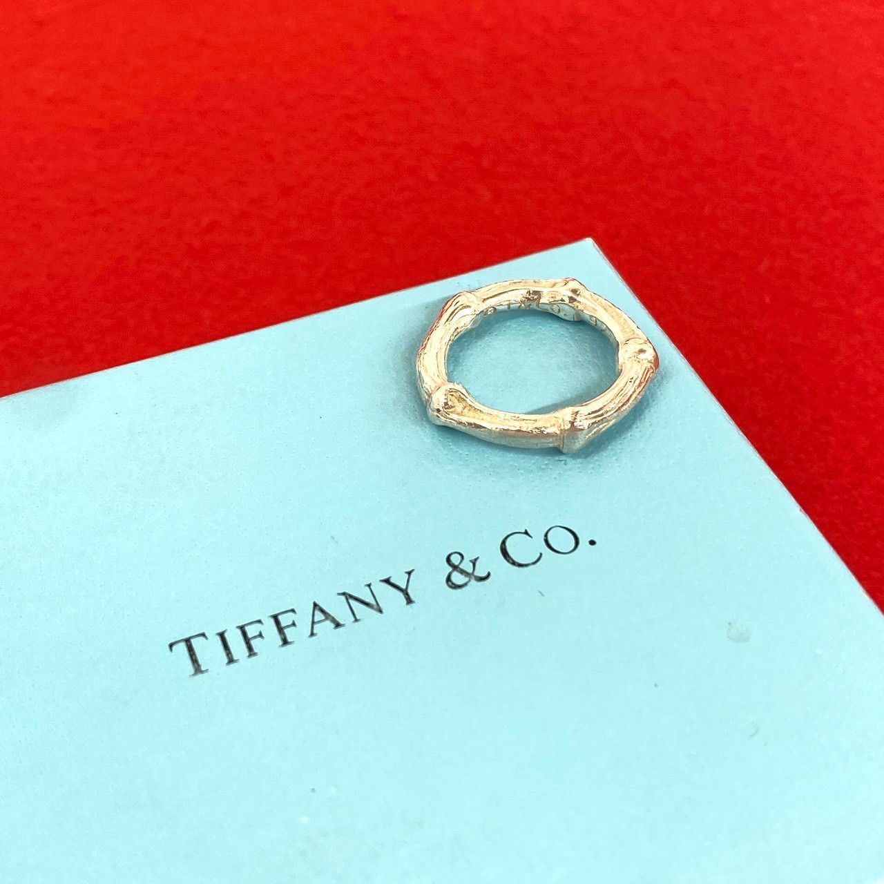 極 美品 TIFFANY&Co. ティファニー ヴィンテージ バンブー リング