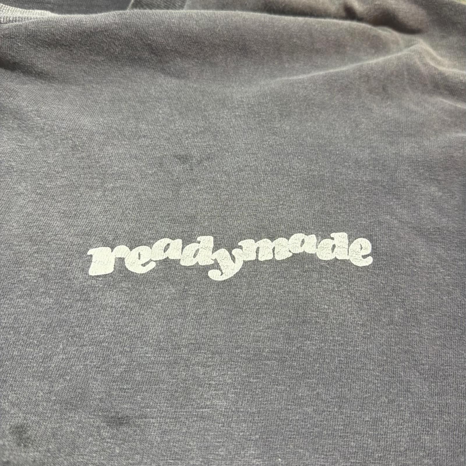 参考上代41800円 READYMADE LS T DESTRUCTION ロゴカットソー ロンT