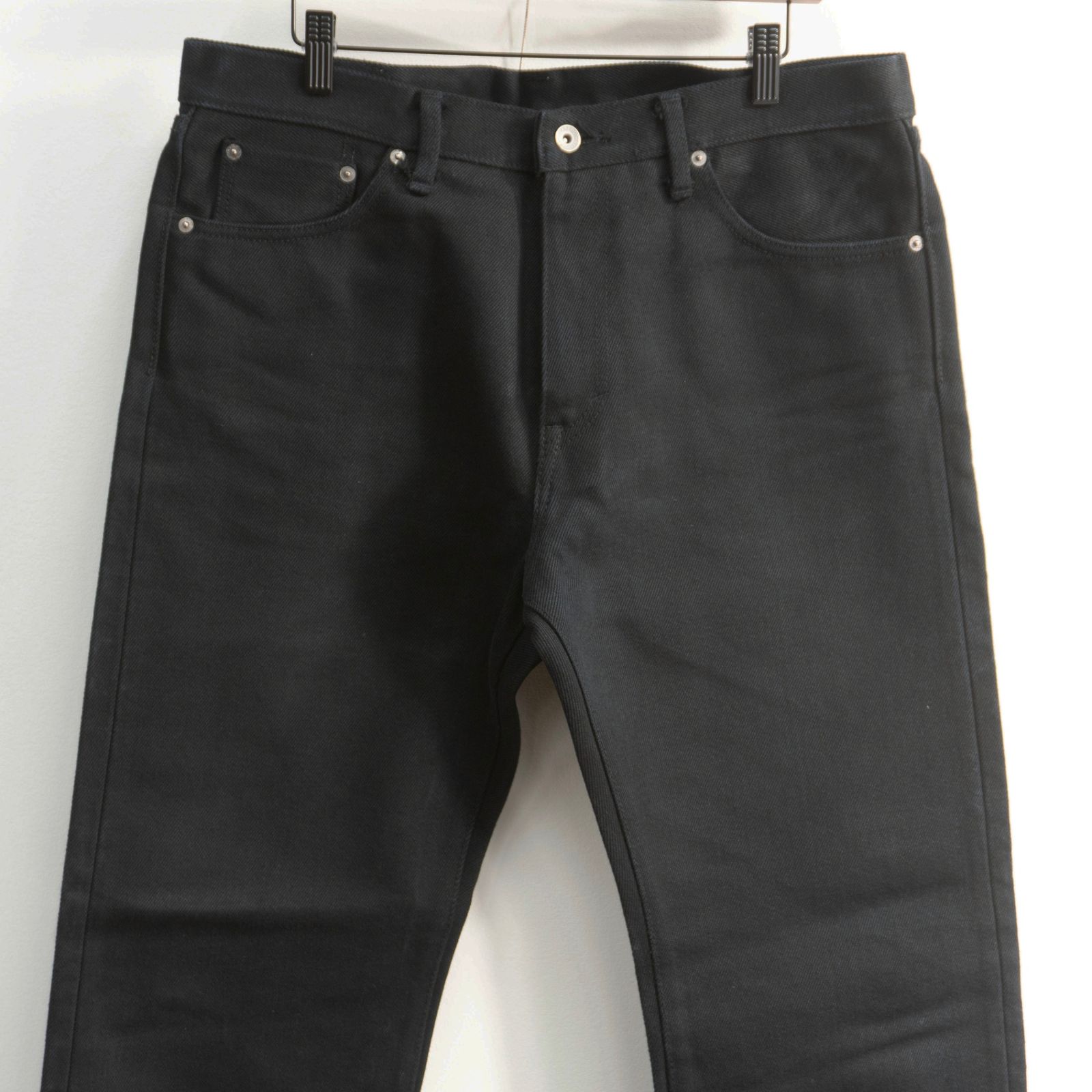IRON HEART 21oz デニムパンツ ブラック W33 美品】IRON HEART【21oz 黒鎧 デニム ストレート】W36 ブラックデニム