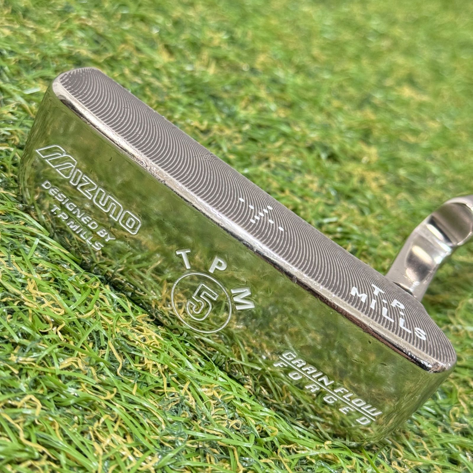 名器】ミズノ Mizuno T.P.MILLS TPM5 ミルズ パター GRAIN FLOW FORGED