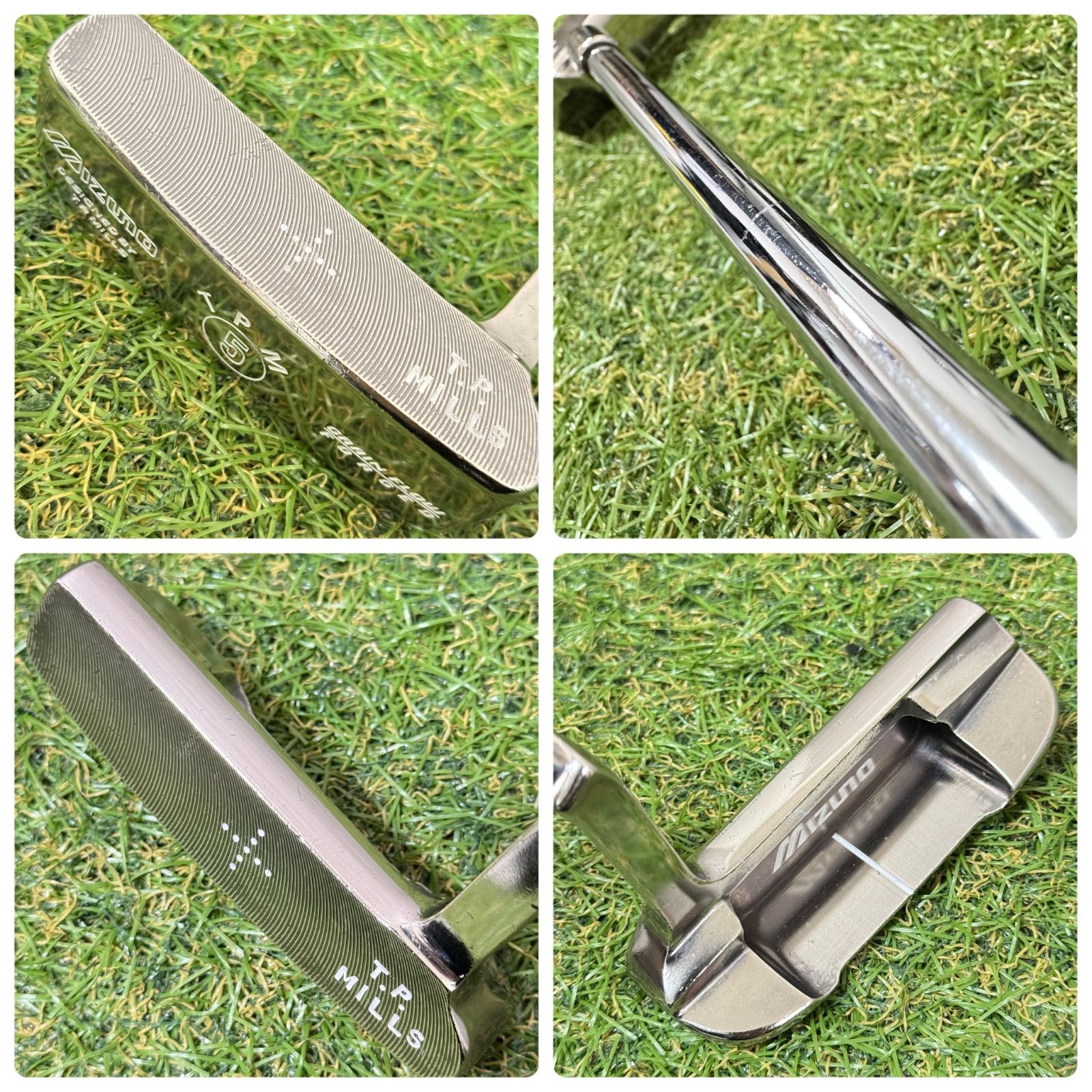 名器】ミズノ Mizuno T.P.MILLS TPM5 ミルズ パター GRAIN FLOW FORGED