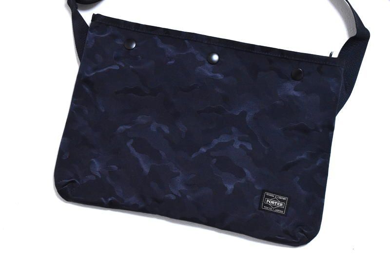 美品】PORTER × LOWERCASE × EDIFICE カモフラ柄 サコッシュ