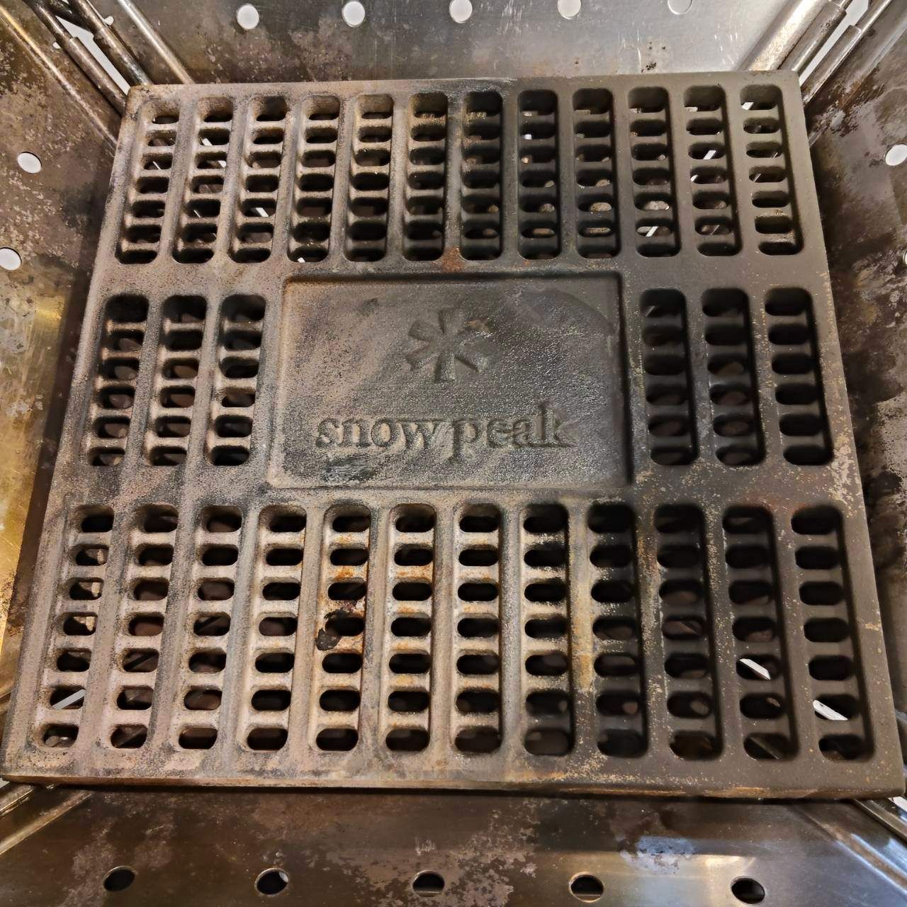 snow peak(スノーピーク) 焚き火台L、炭床Pro L、焚火台ベースプレート