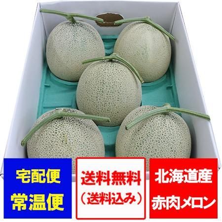 北海道 赤肉メロン 8kg 5玉 優品 - メルカリ