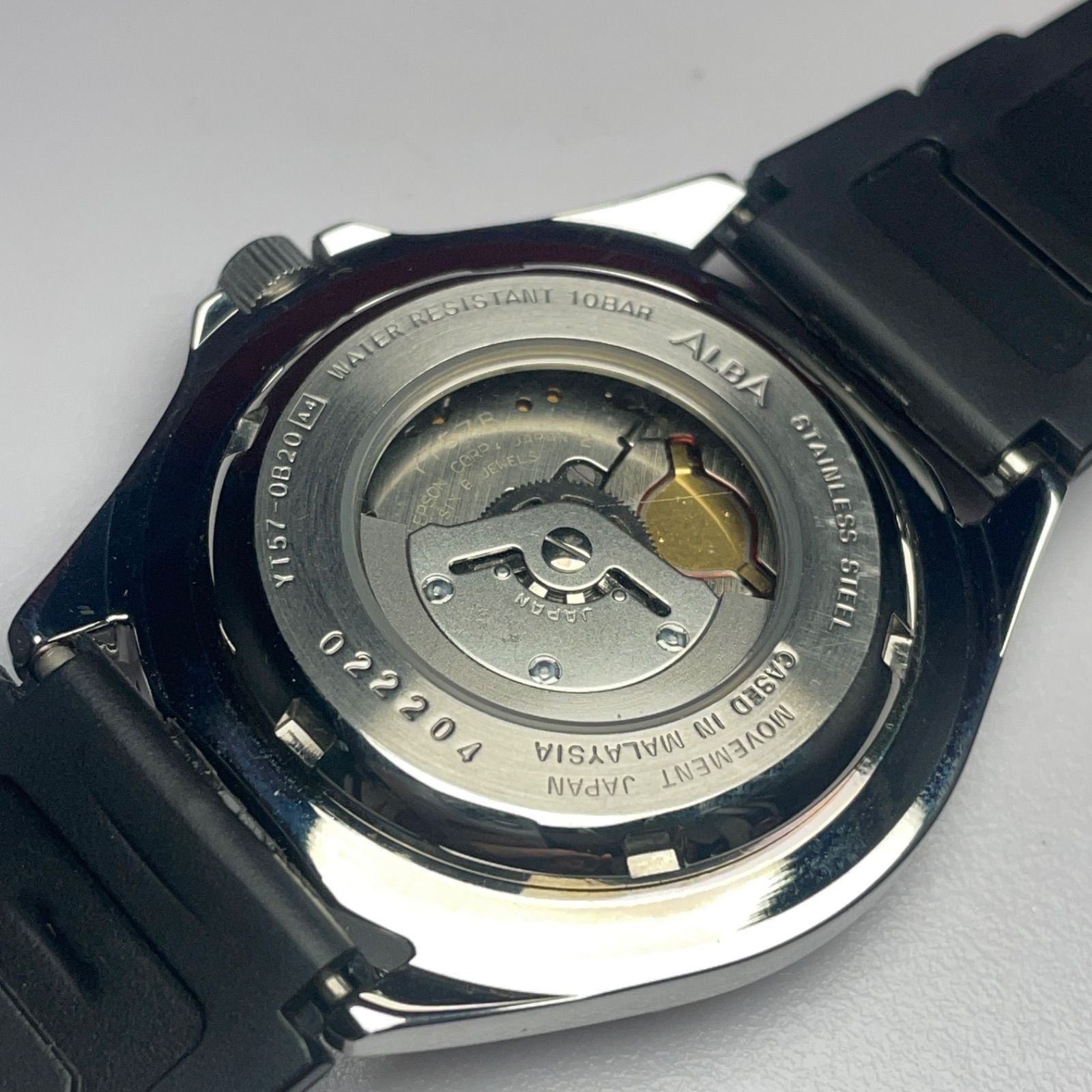 ☆希少/KINETIC/未使用保管品 SEIKO ALBA フィールドギア 蓄光 