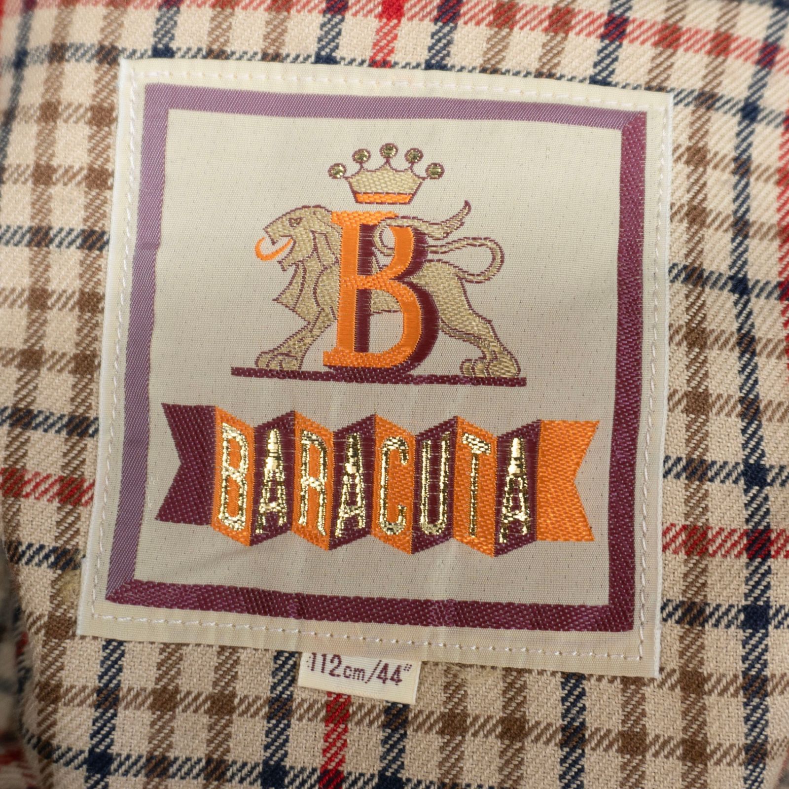 美品/ビッグサイズ】 BARACUTA 【カシミア混ウール G9 スウィング