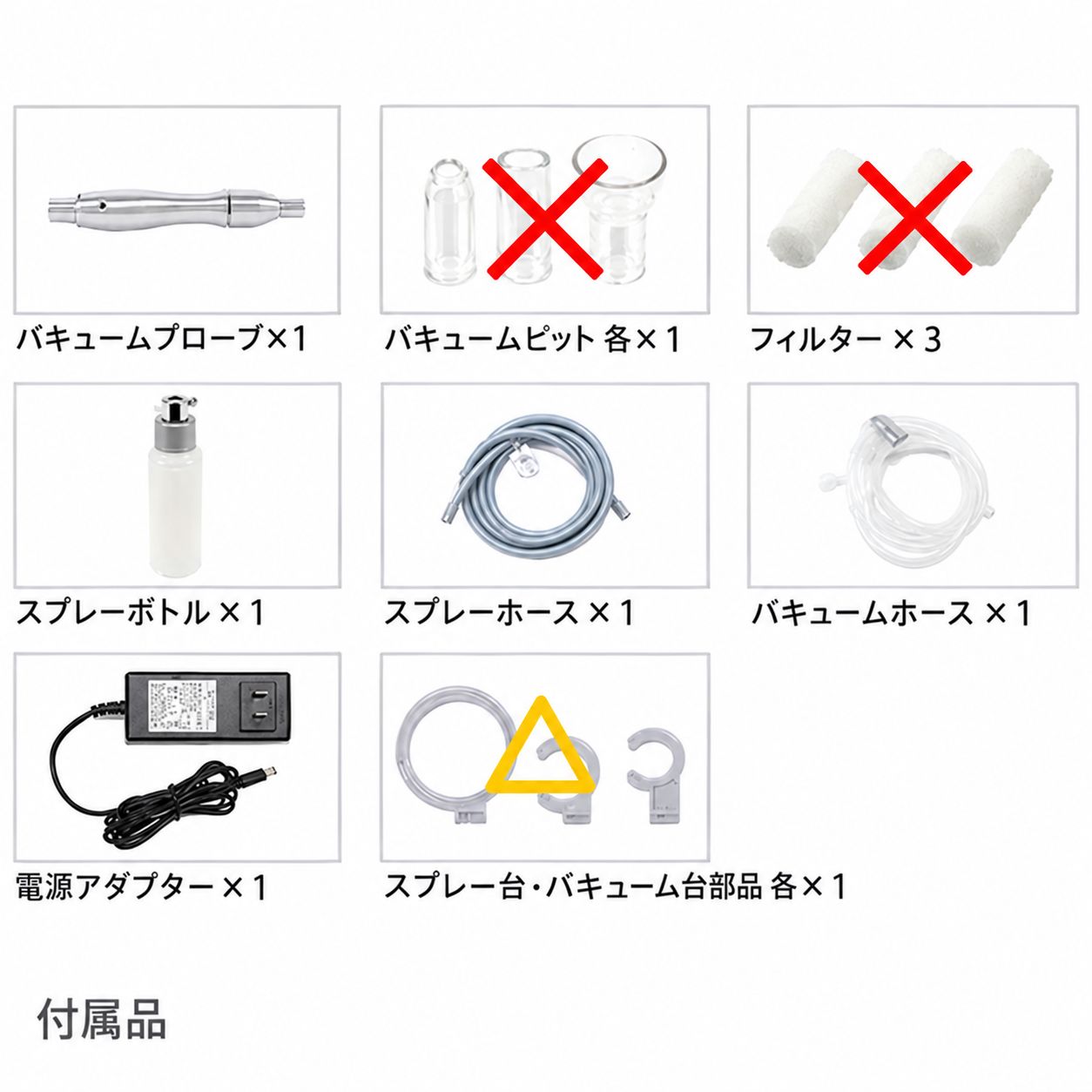 SEVEN BEAUTY セブンビューティー スプレー & バキューム美顔器 HD