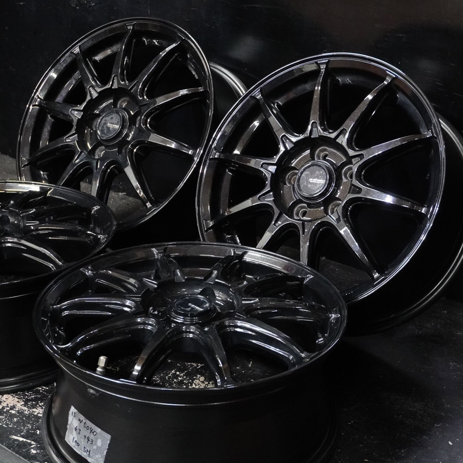 ホットスタッフ G-SPEED G-05 15インチ 6J +43 5H PCD100 4本 30・50系