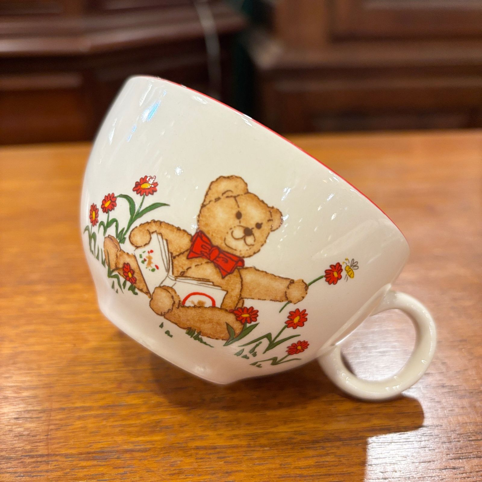 ○ MASON'S Teddy bear Plate＆C＆S メイソンズ テディベア カップ
