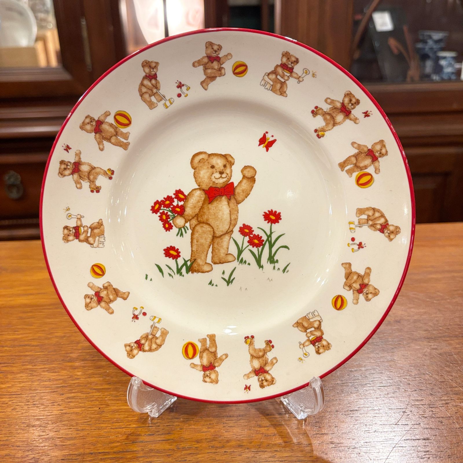 ○ MASON'S Teddy bear Plate＆C＆S メイソンズ テディベア カップ