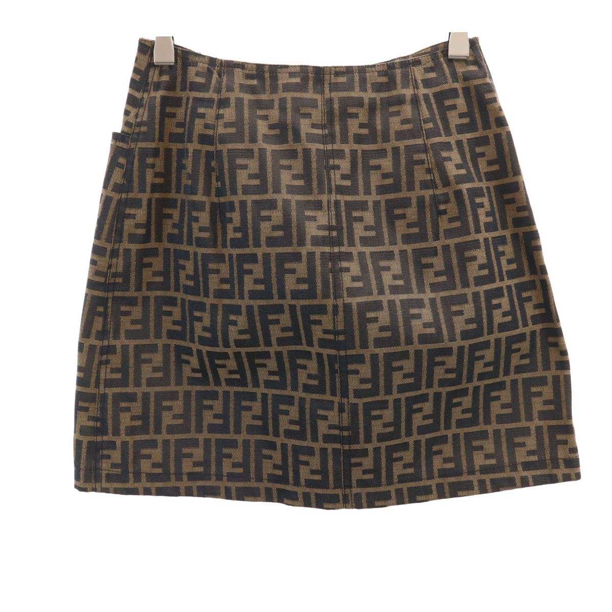 FENDI フェンディ イタリア製 ズッカ柄スカート レディース S〜M相当 FENDI フェンディ 90s イタリア製 オールド ズッカ柄 ミニスカート 40