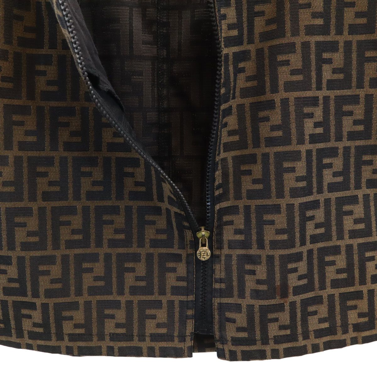 FENDI フェンディ 90s イタリア製 オールド ズッカ柄 ミニスカート 40