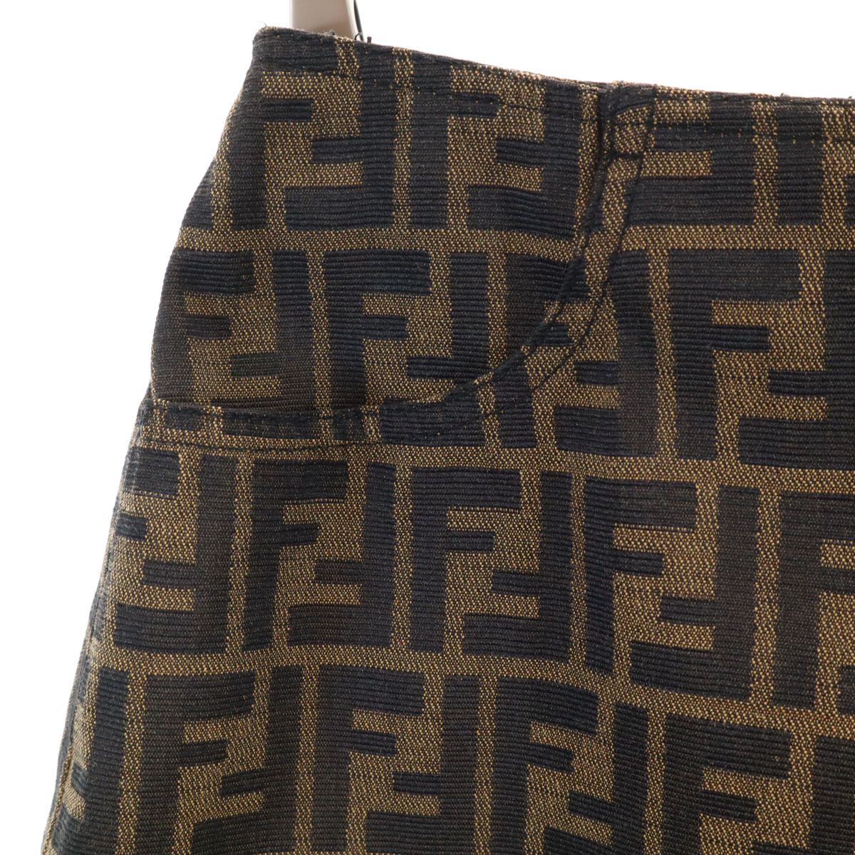 FENDI フェンディ 90s イタリア製 オールド ズッカ柄 ミニスカート 40
