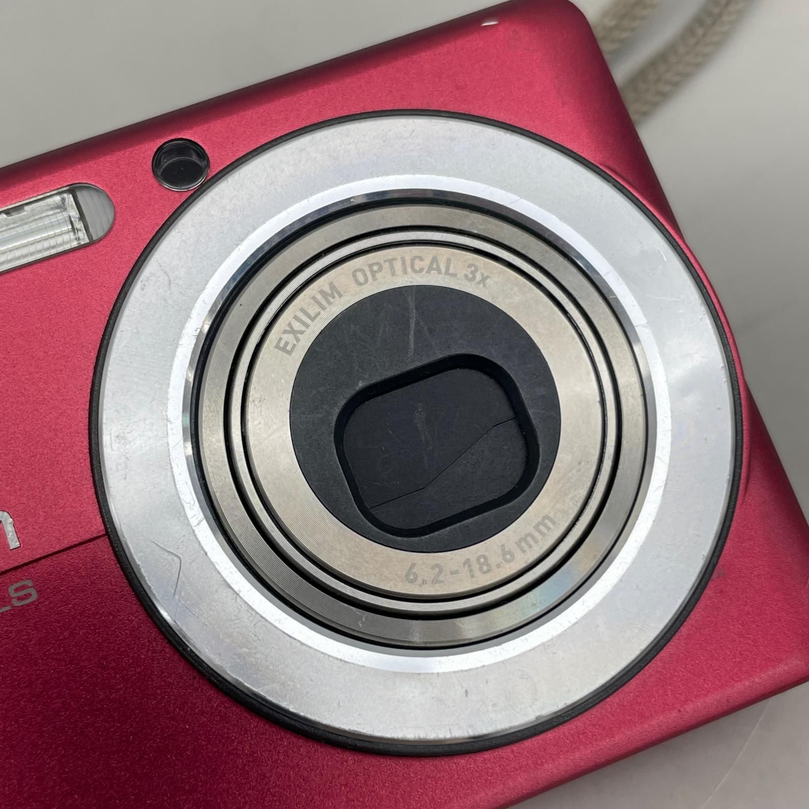 カシオ CASIO コンパクトデジタルカメラ EXILIM ZOOM EX-Z700 レッド