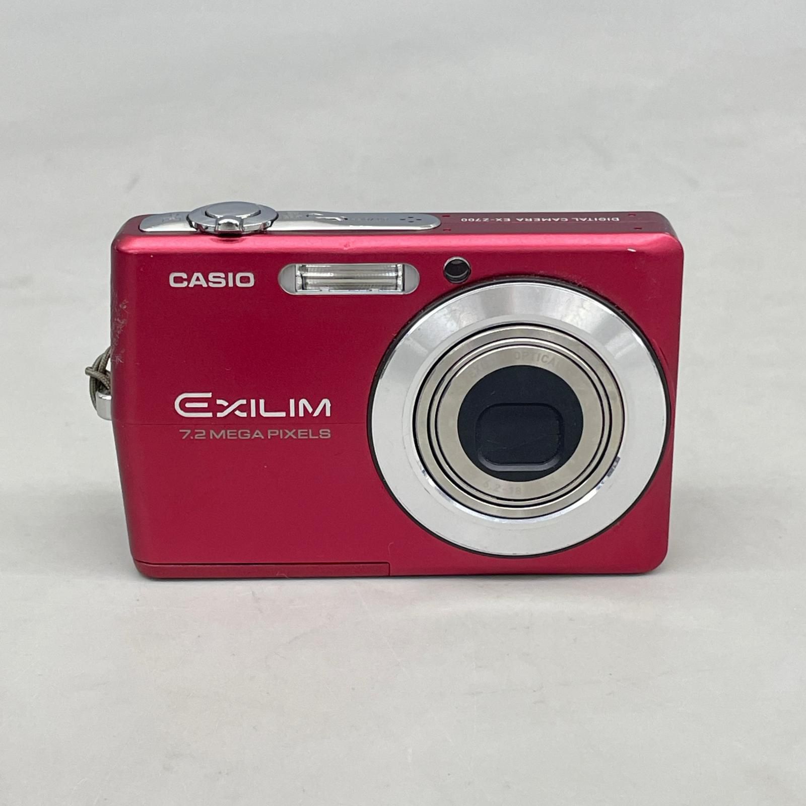 カシオ CASIO コンパクトデジタルカメラ EXILIM ZOOM EX-Z700 レッド