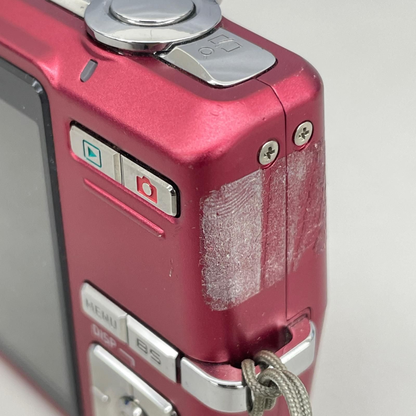 カシオ CASIO コンパクトデジタルカメラ EXILIM ZOOM EX-Z700 レッド